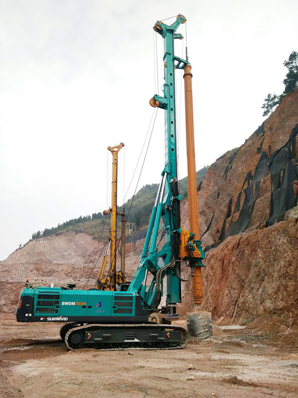 效率横跨两倍！！！九州ku酷游智能SWDM360旋挖钻名动贵阳