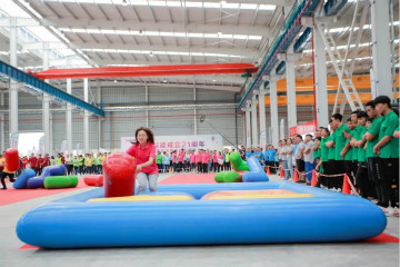 九州ku酷游智能举行21周年庆祝表扬会暨趣味运动会