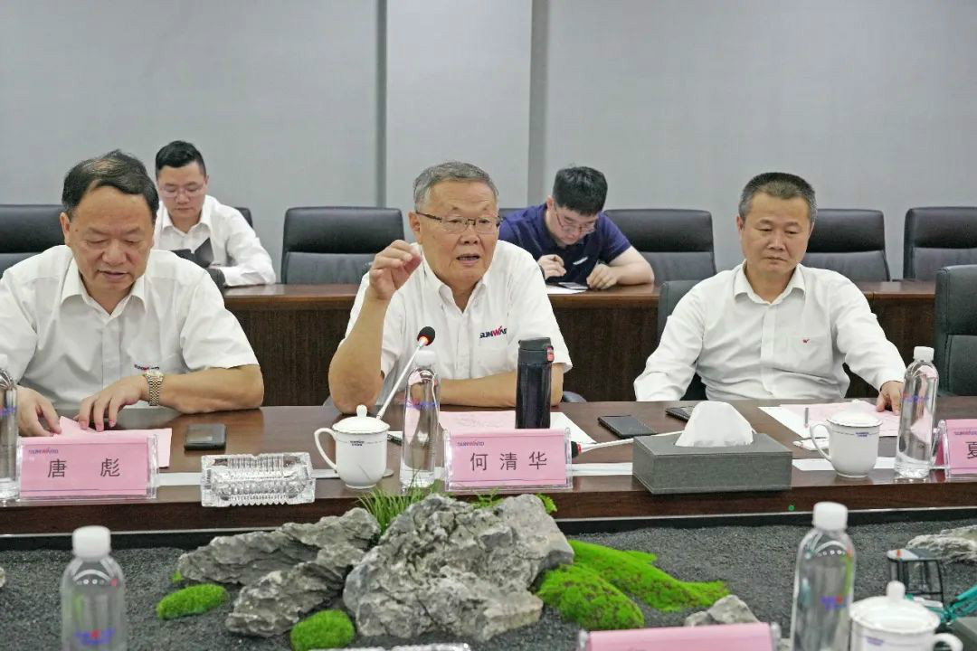 中铁装备赵华总司理莅临九州ku酷游智能交流