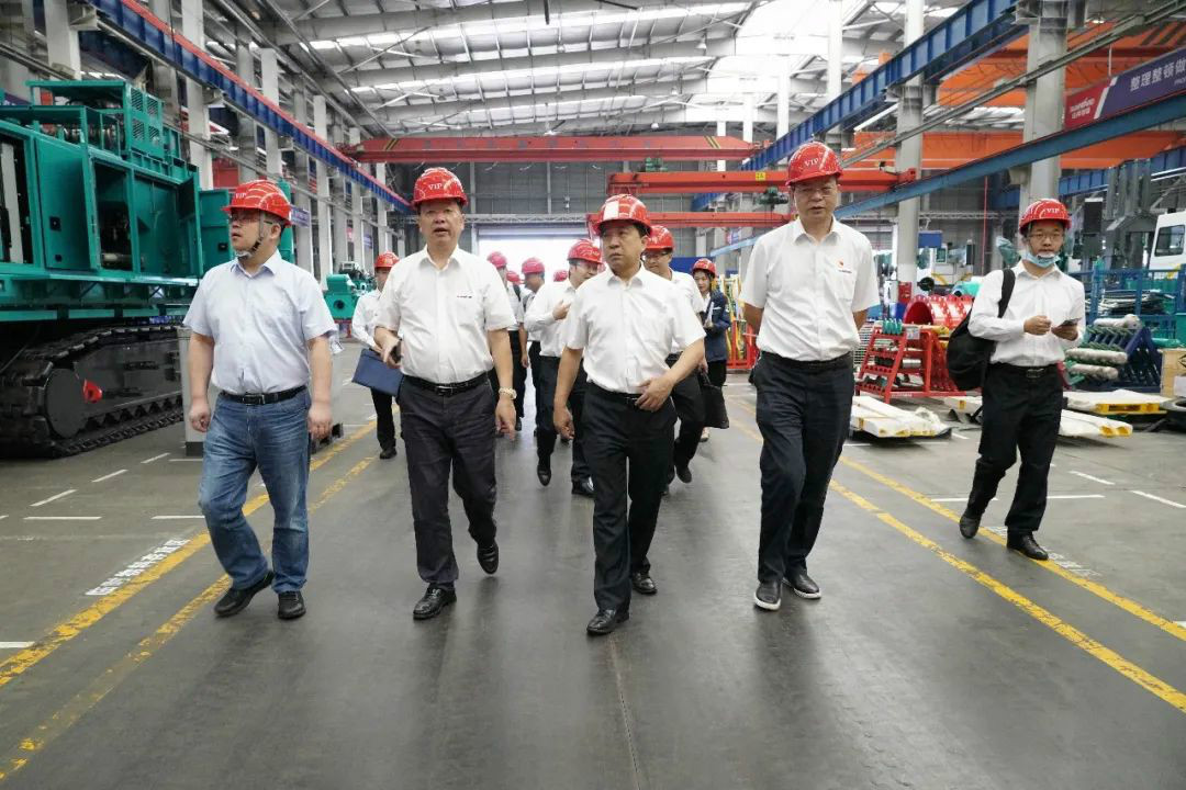 中铁装备赵华总司理莅临九州ku酷游智能交流