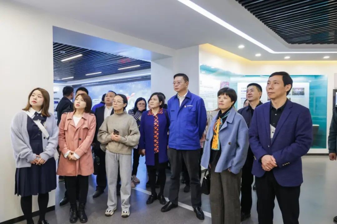 民主党派湖南省委机关青工委团队一行考察九州ku酷游智能