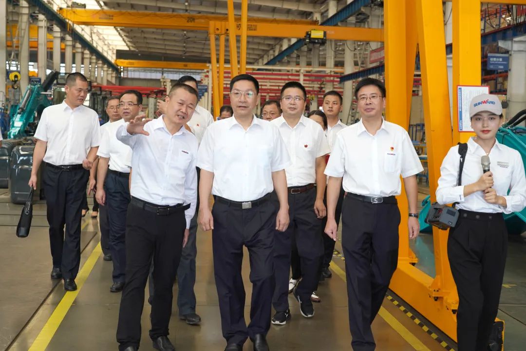 湖南省委常委、、、省纪委书记、、、省监委署理主任王双全调研九州ku酷游智能