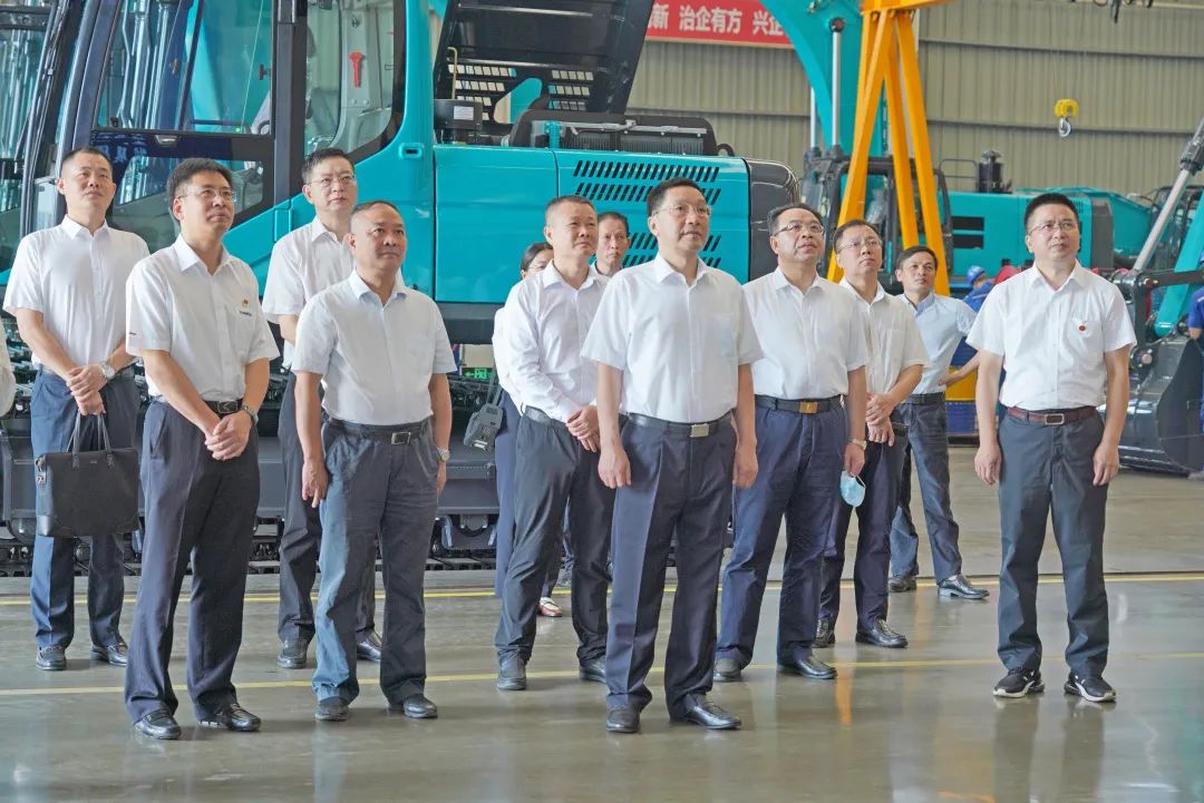 湖南省委常委、、、省纪委书记、、、省监委署理主任王双全调研九州ku酷游智能