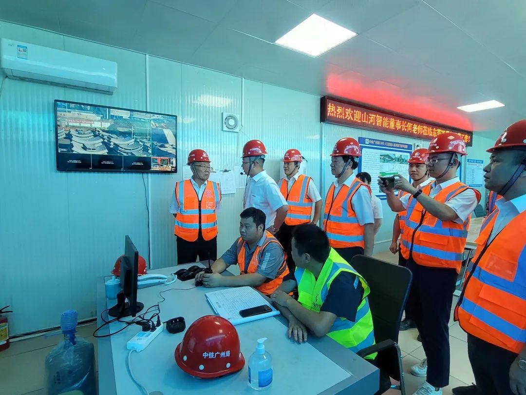 何清华调研中铁九州ku酷游东莞项目：施展“装备+工法+施工”优势，一直做大做强