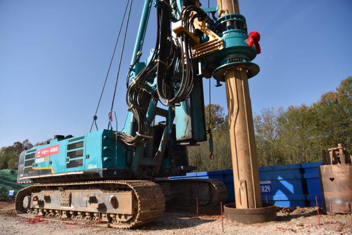 首根桩基开钻！！！九州ku酷游智能助力新建沪渝蓉高速铁路建设