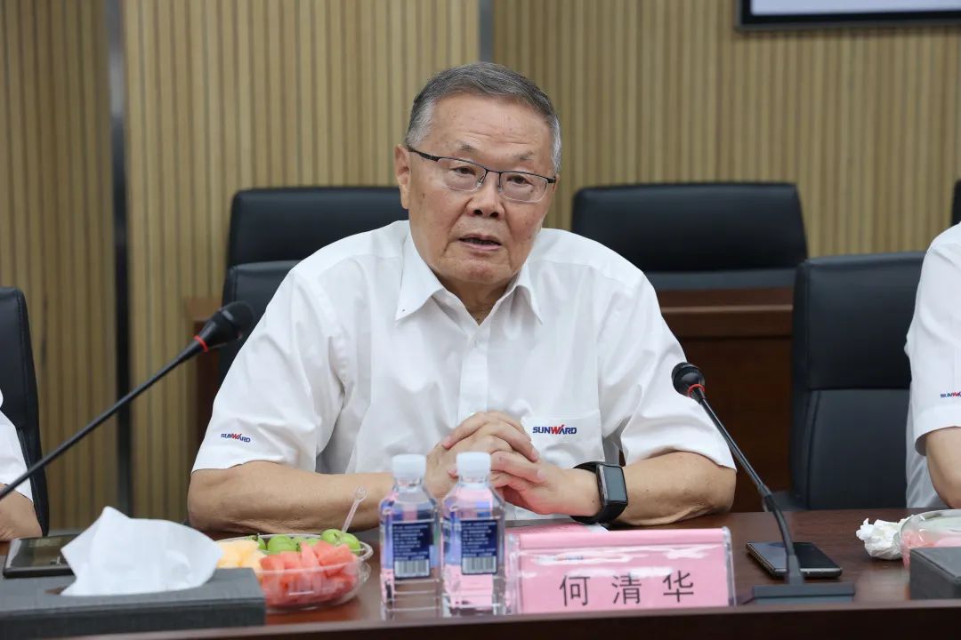 紫金矿业集团党委书记、董事长陈景河莅临九州ku酷游智能考察交流