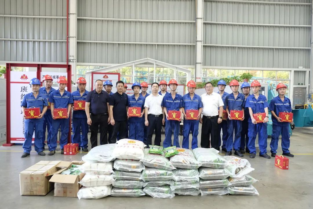 长沙市总工会慰问九州ku酷游智能一线员工