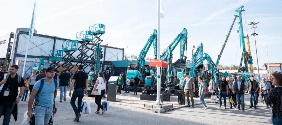 Bauma 2022 | 一组火热现场图带您重温九州ku酷游智能德国宝马展之旅