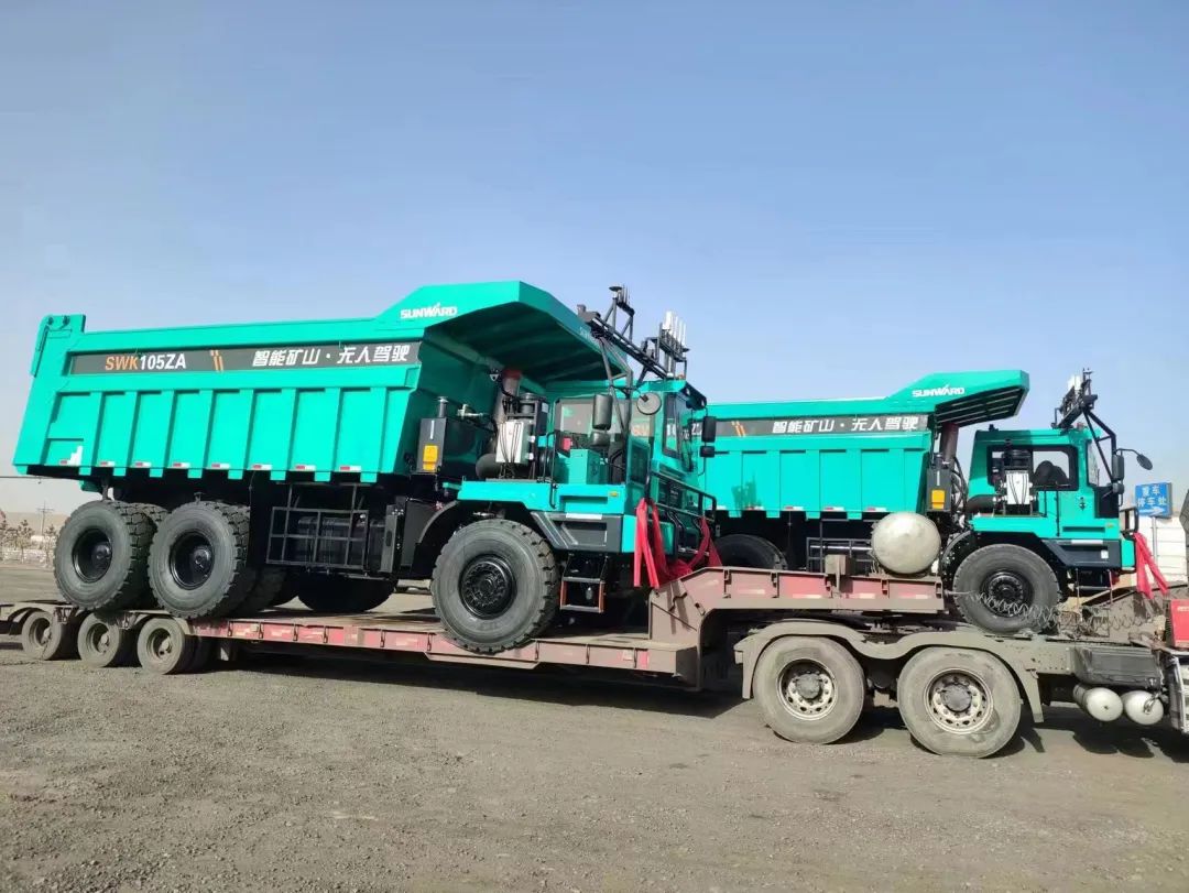 助力数智矿山建设！九州ku酷游巨鼎无人驾驶矿卡再交付