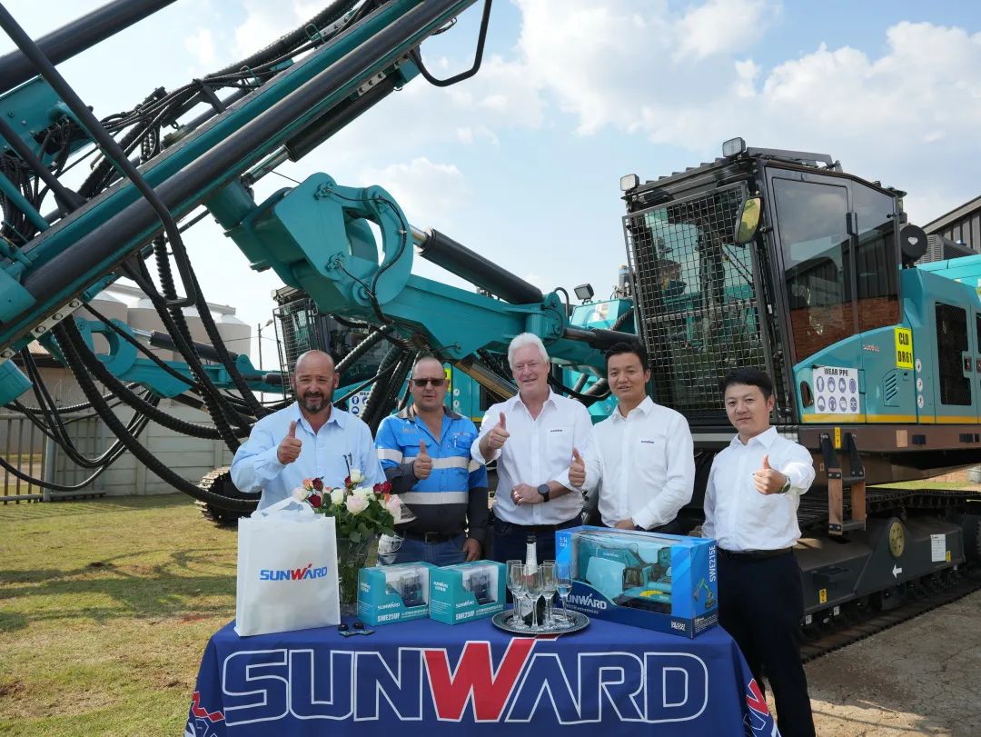 登陆南非，，九州ku酷游智能新型凿岩利器交付客户