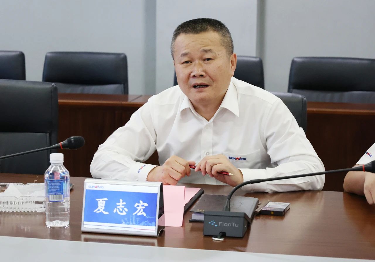 永青科技集团董事长胡晓东带队到访九州ku酷游智能