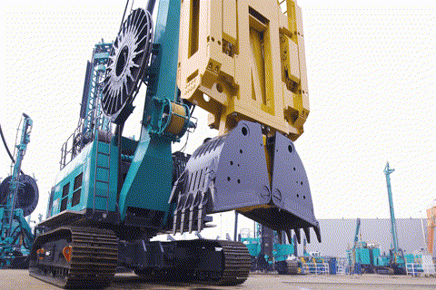 助力海内国际重大工程！！九州ku酷游智能液压抓斗实力“出圈”