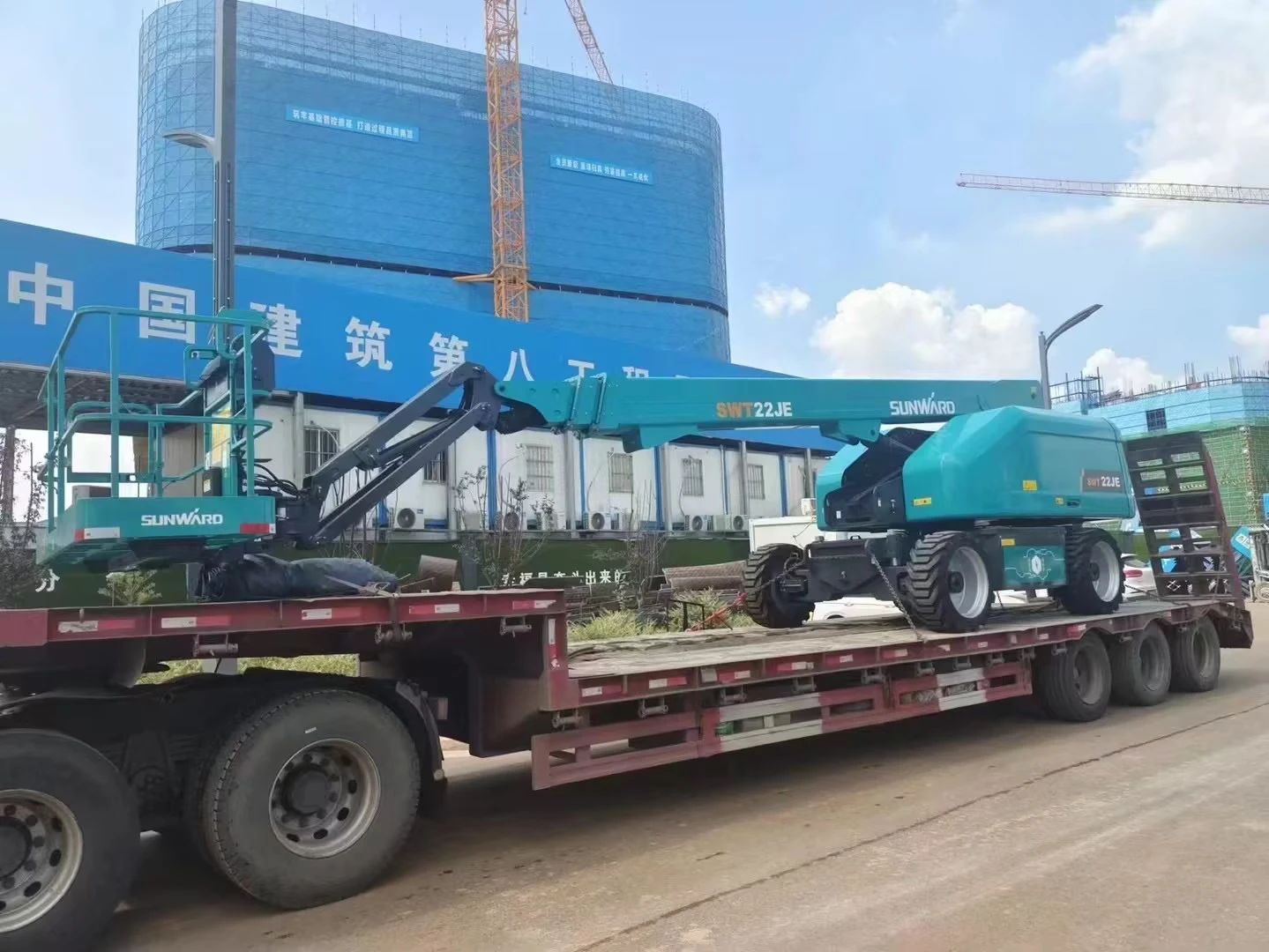 实力上新！！九州ku酷游智能电动直臂高空作业平台进军华中市场