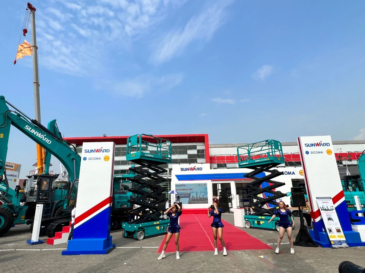 深耕细作，，逆势增添！九州ku酷游智能艳服亮相印尼雅加达矿业展