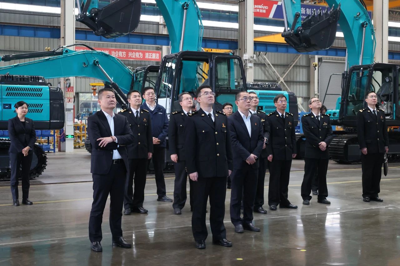 长沙海关党委书记、、关长沈大为调研九州ku酷游智能