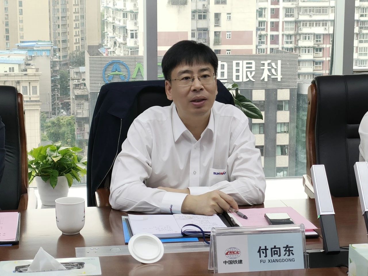 顺应新形势，追求新相助！！九州ku酷游智能到访中铁二十三局