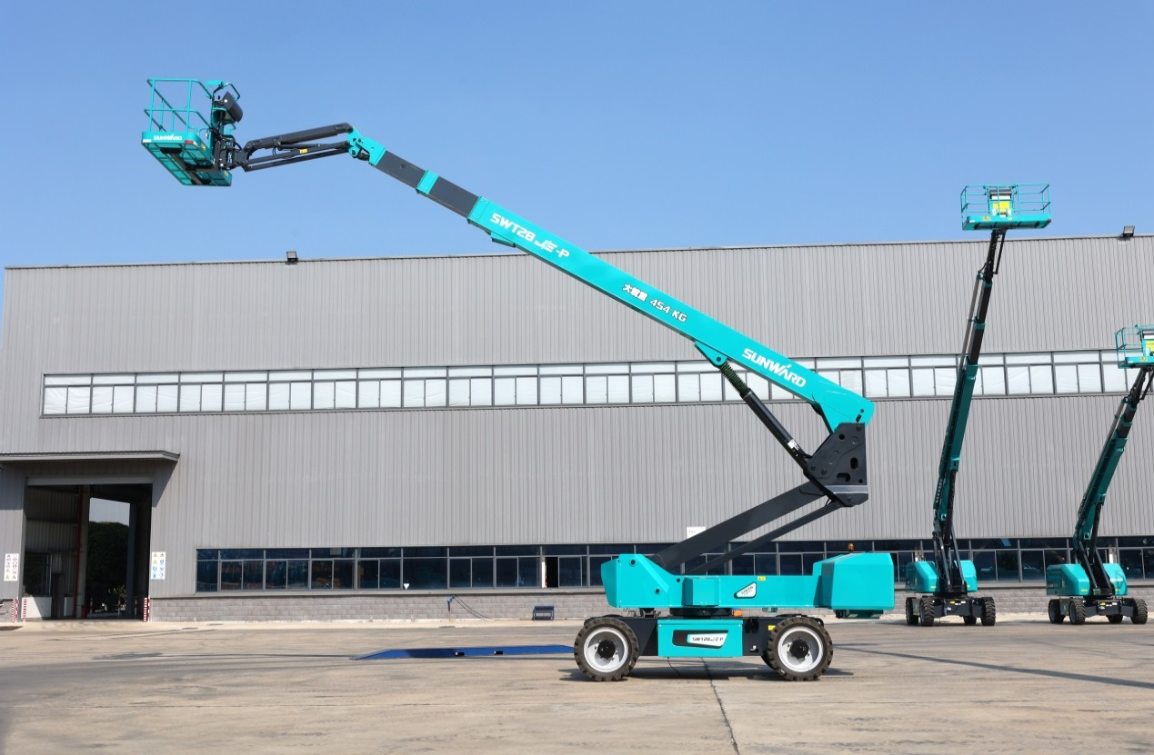 高可靠、高清静、高性能！！！九州ku酷游智能新一代P系列电动臂式高空作业平台乐成下线