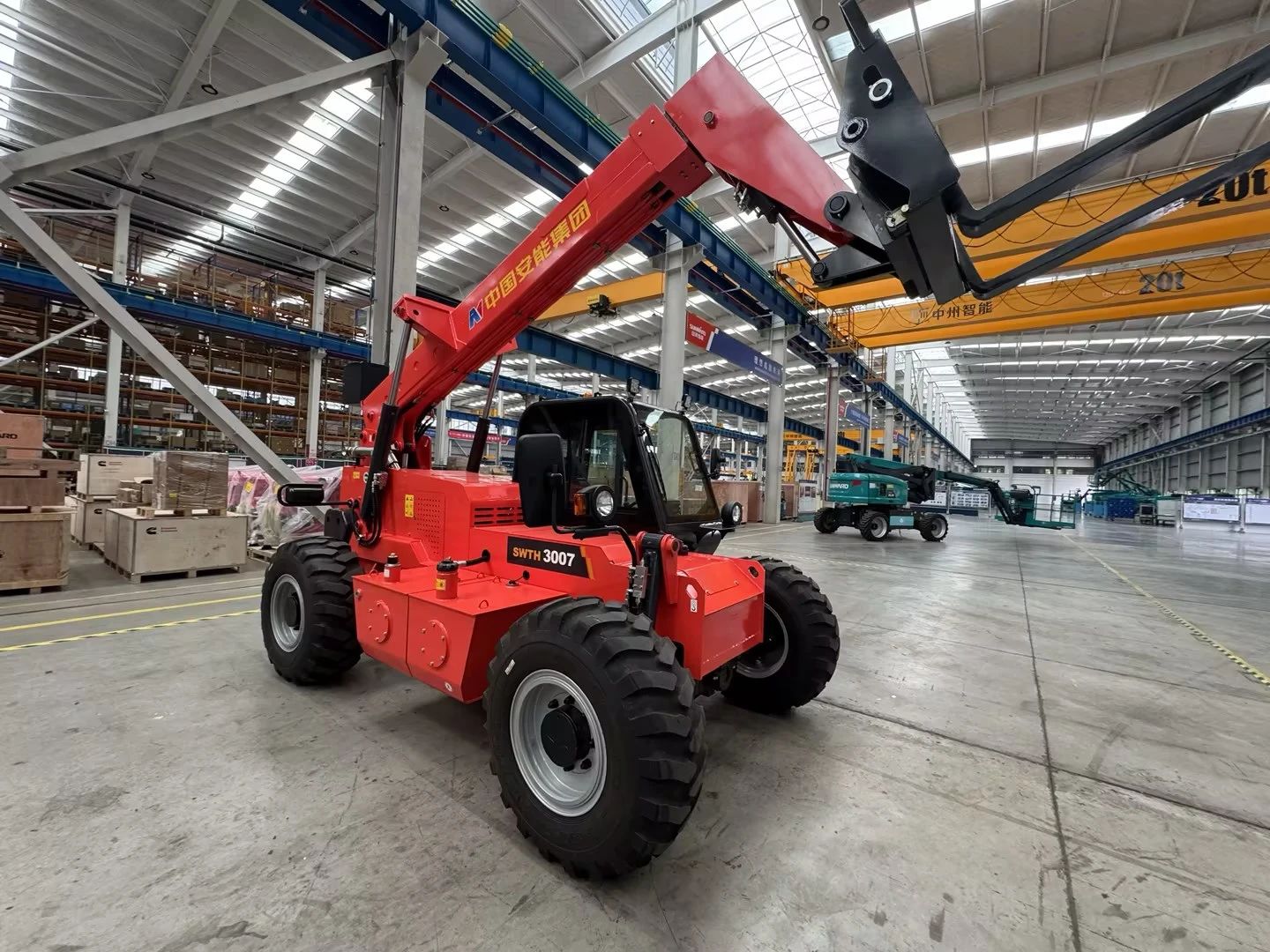 应运而生，，“急”速响应！！九州ku酷游智能伸缩臂叉装车进军应抢救援领域