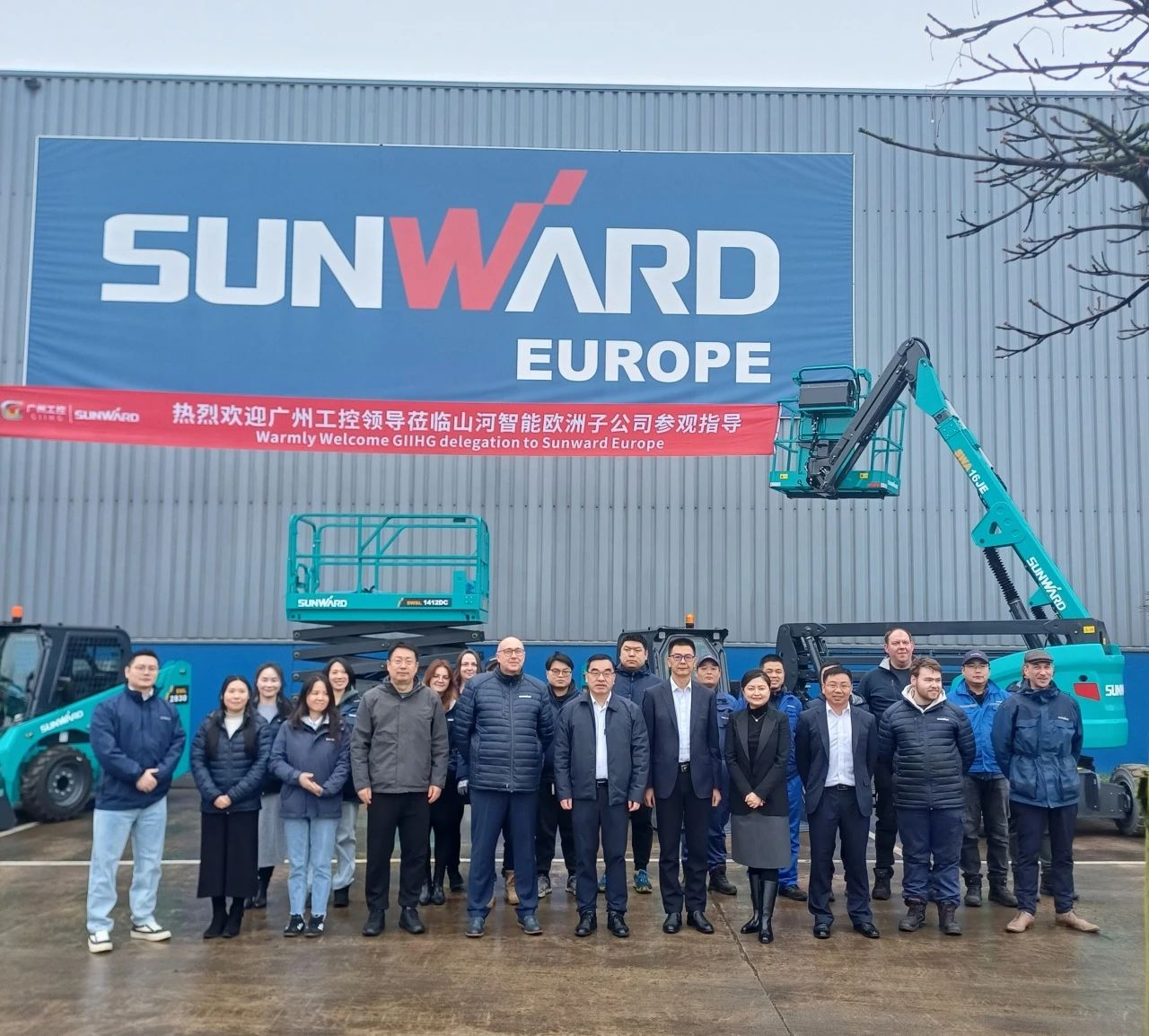 广州工控集团总司理王福铸率队考察九州ku酷游智能欧洲子公司