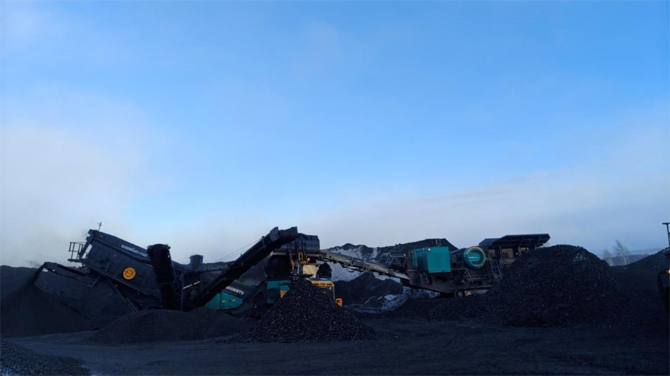 不惧-30℃极寒挑战，九州ku酷游普石勒破碎筛分装备稳固运行！