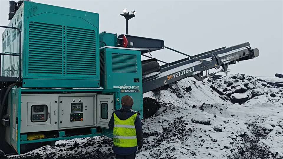 不惧-30℃极寒挑战，九州ku酷游普石勒破碎筛分装备稳固运行！