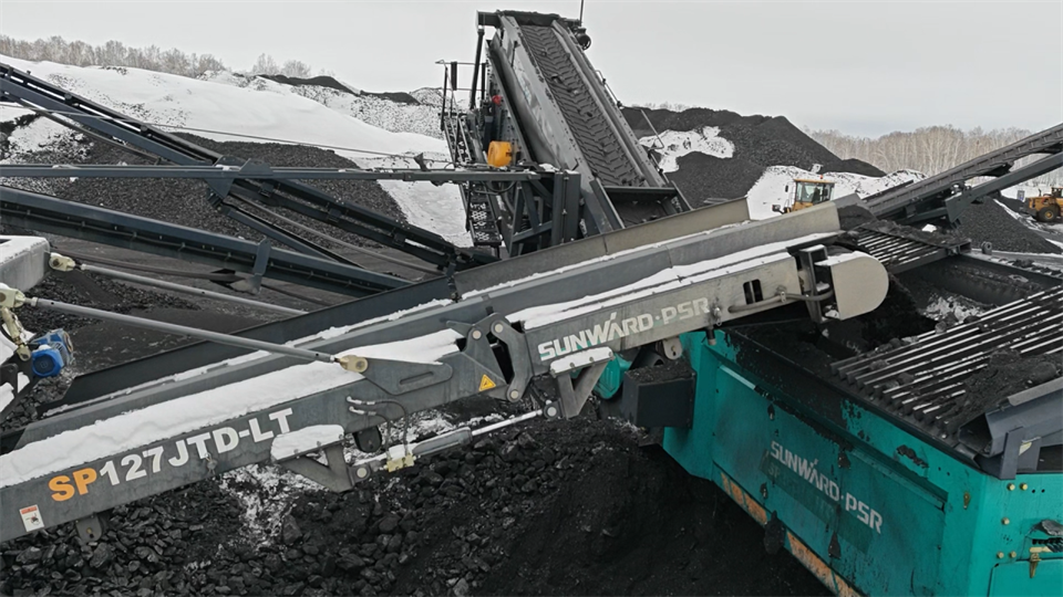 不惧-30℃极寒挑战，九州ku酷游普石勒破碎筛分装备稳固运行！