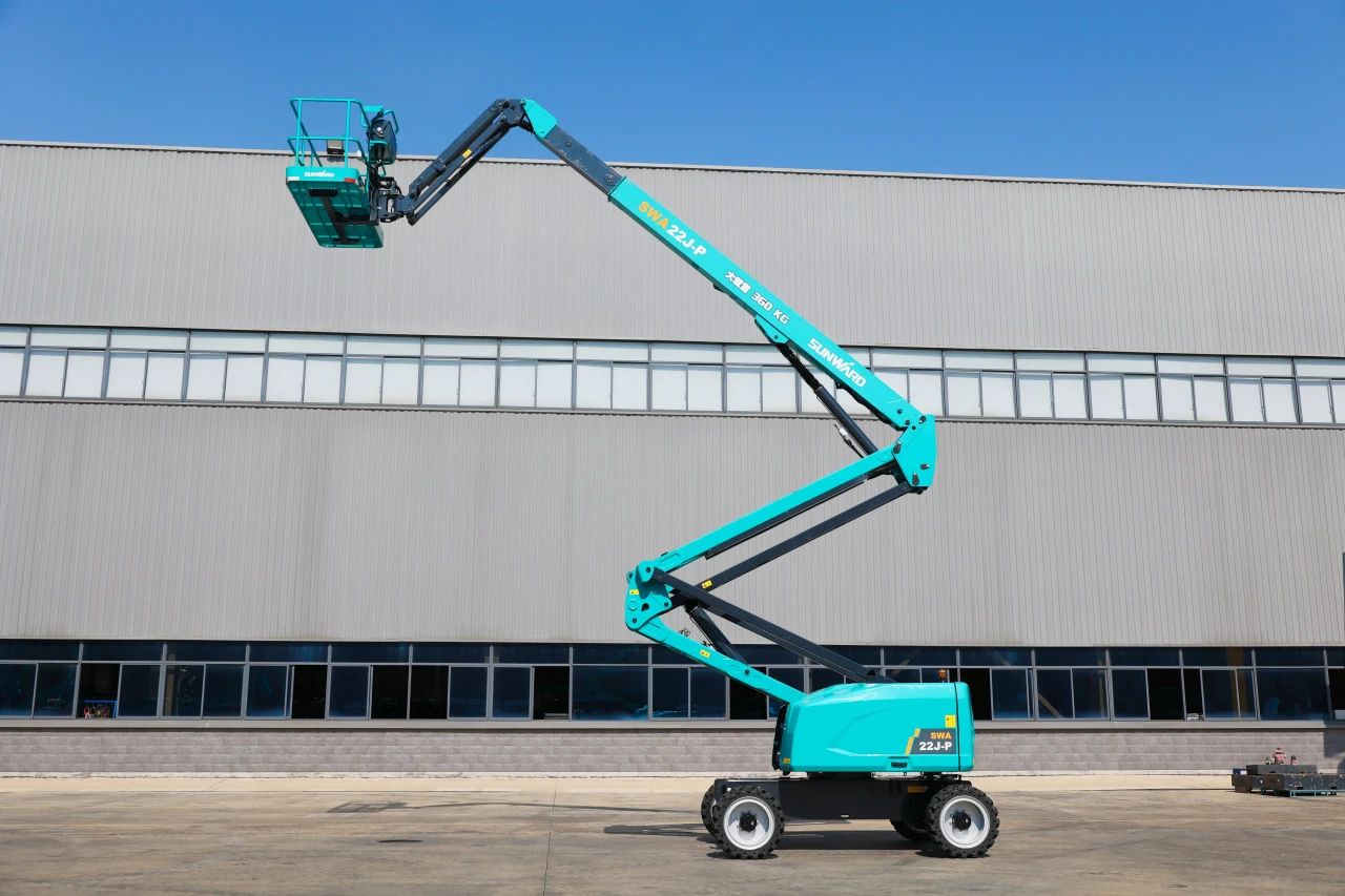 手艺新标杆！九州ku酷游智能SWA22J-P柴动曲臂式高空作业平台下线！