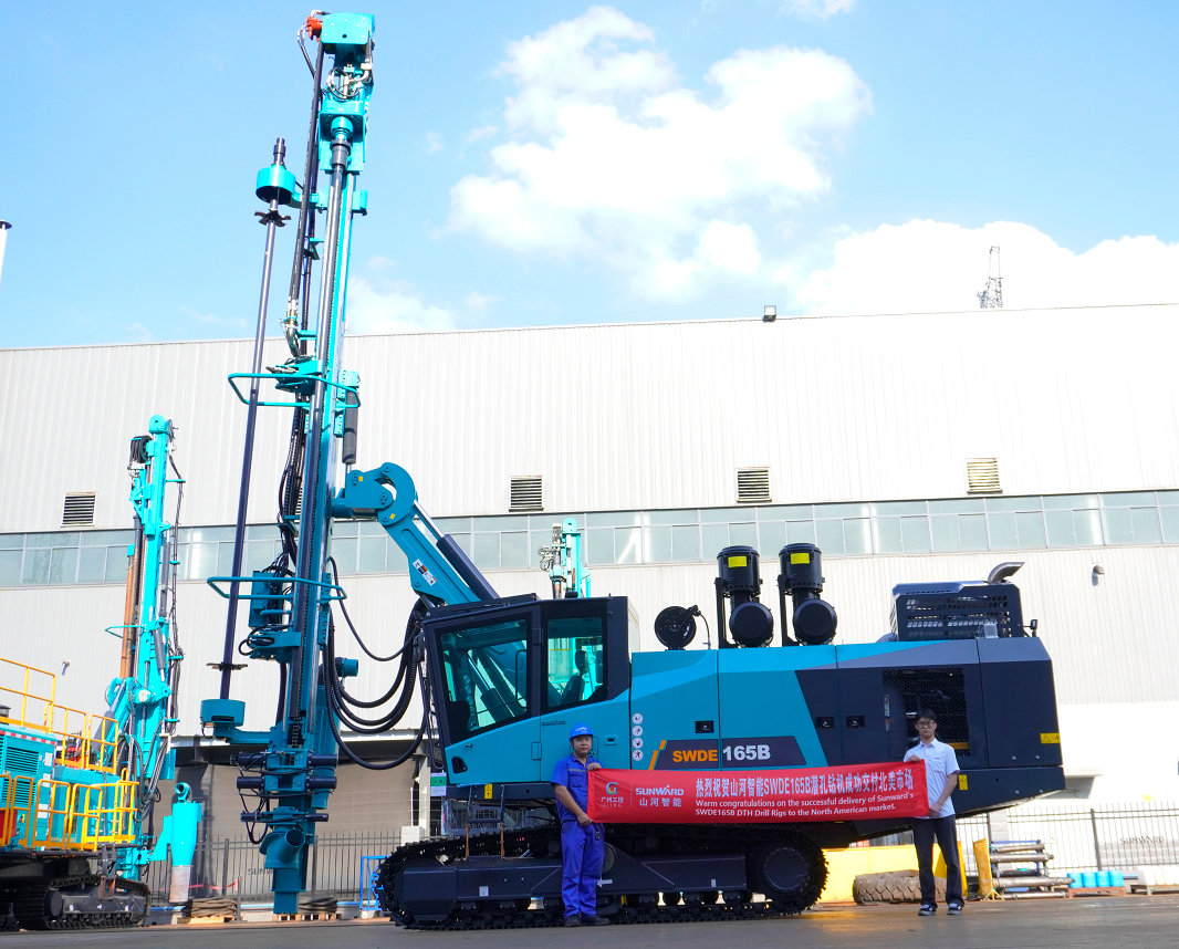 征服国际高端客户！九州ku酷游智能潜孔钻机进军北美市场