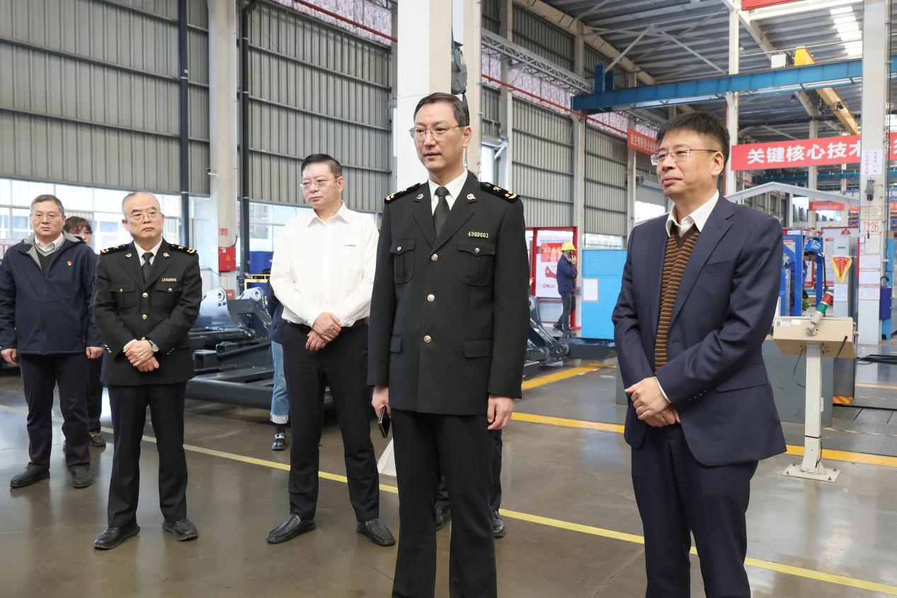 长沙海关关长、、党委书记顾炯调研九州ku酷游智能